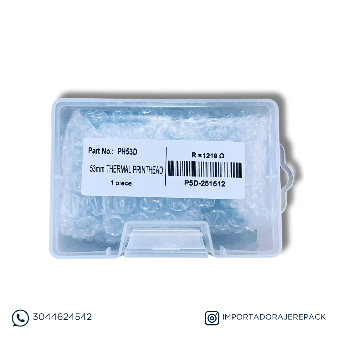 CABEZAL DE IMPRESIÓN 53 MM PREMIUM PARA IMPRESORAS TÉRMICAS