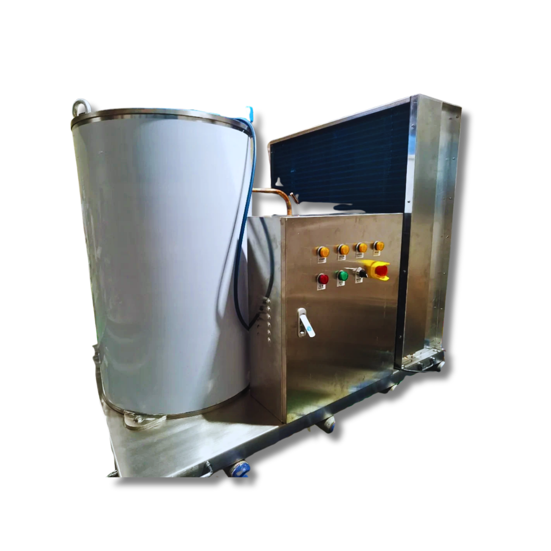 MÁQUINA DE HIELO EN ESCAMAS INDUSTRIAL PARA USO COMERCIAL Y ALIMENTARIO